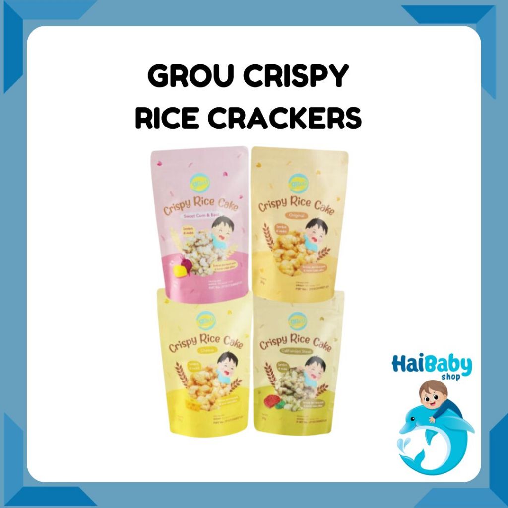 

Grouu - Cemilan Anak - Crispy Rice Cake 6Bulan+