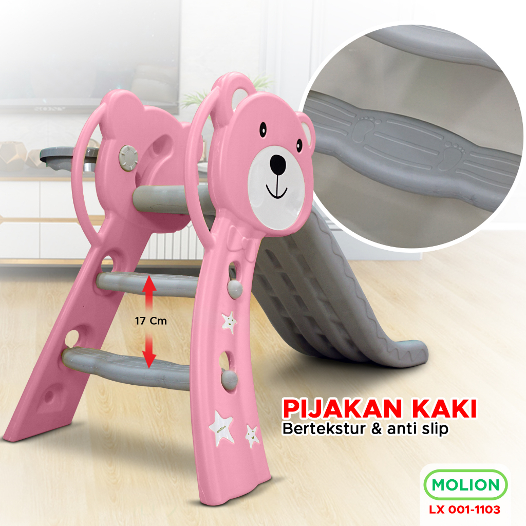 New Doritoki Sni Mainan Perosotan Anak Prosotan Pagar Ayunan Kuda Kudaan Karpet 001-1102