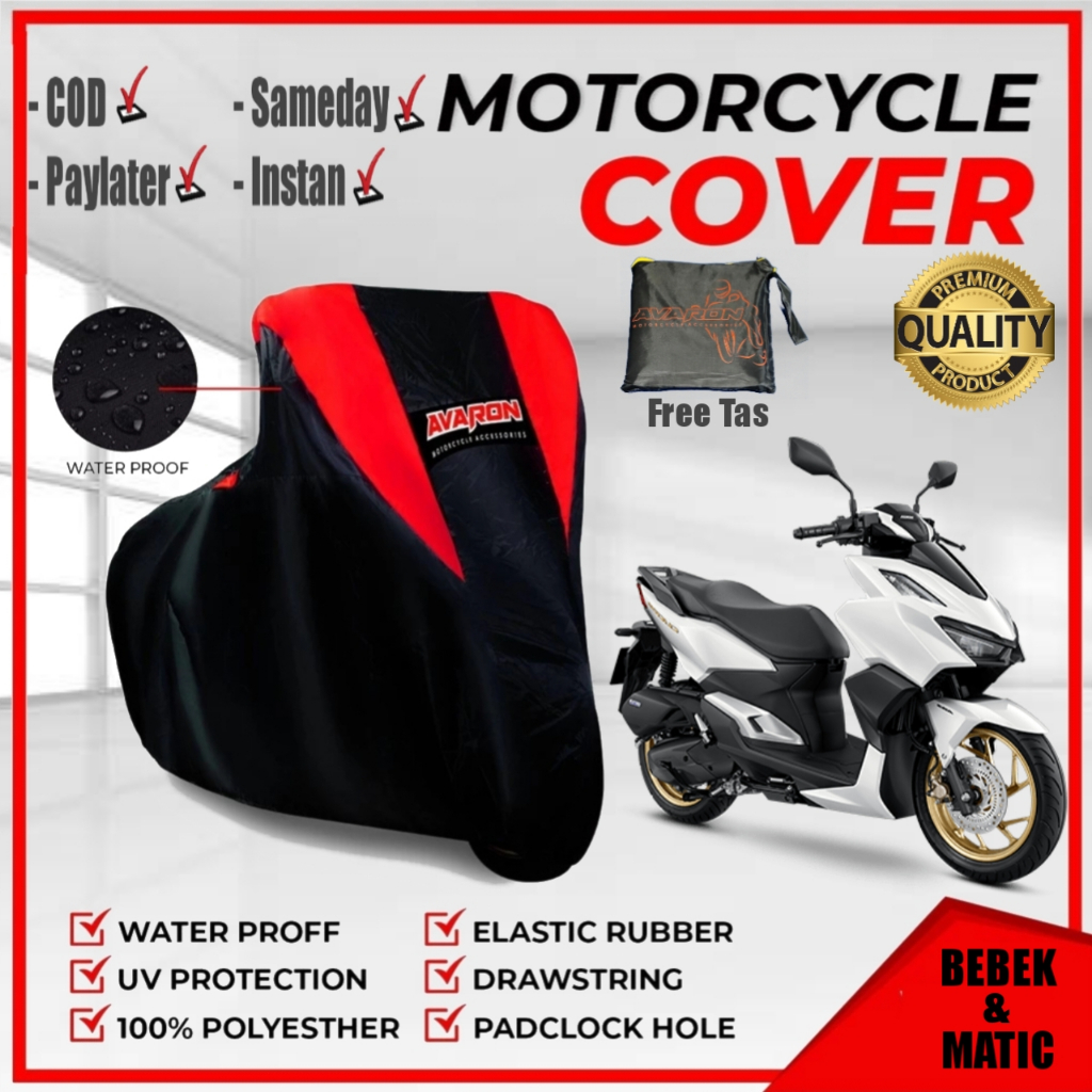 Cover Motor Honda Vario 160 Sarung Motor Vario 160 outdoor AVARON Premium