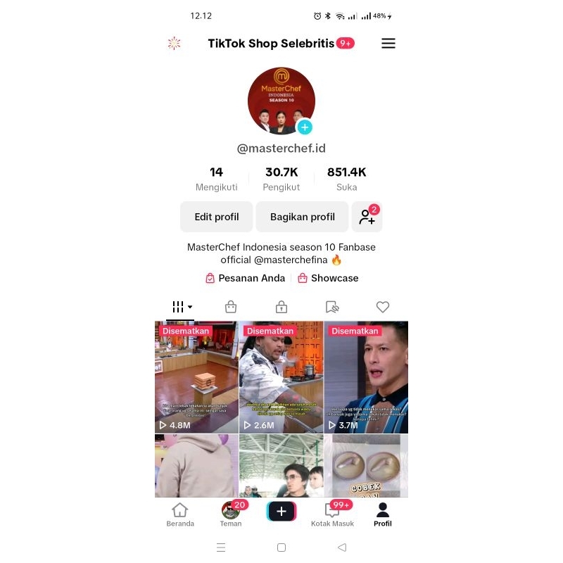 Jual Akun tiktok tiktok fyp