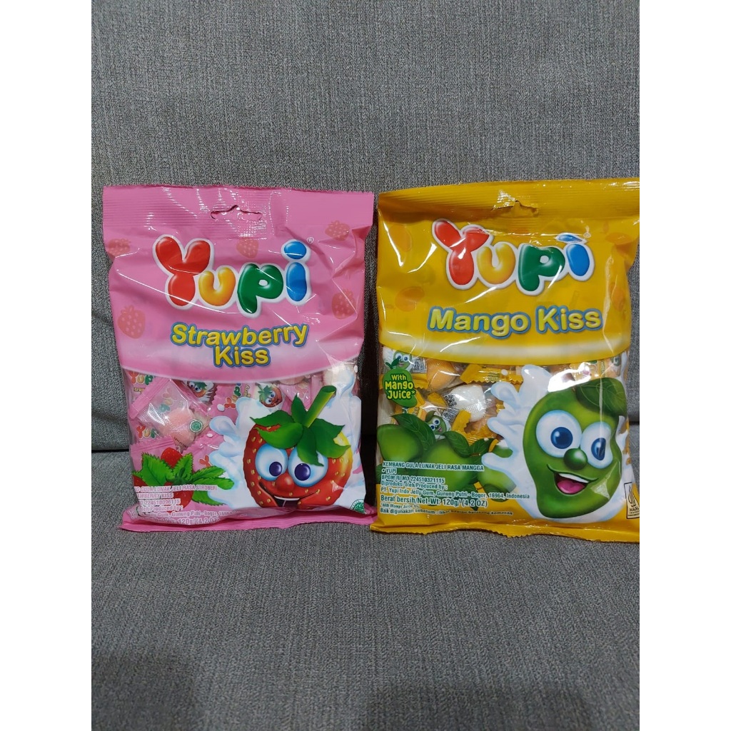 

Yupi Strawberry Kiss Bag Mango ( 120g )