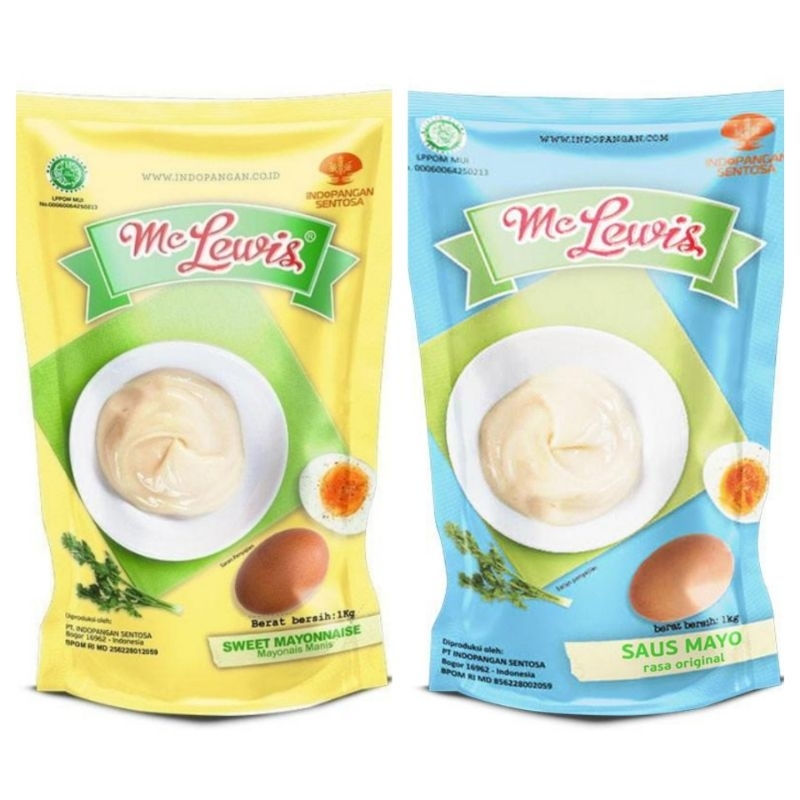 

Mc lewis sweet mayonais 1kg / mc lewis mayonais original 1kg / mc lewis mayonais kuning 1kg / mc lewis mayonais biru 1kg