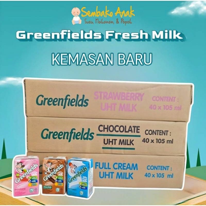 

GREENFIELDS UHT Susu 105 ml