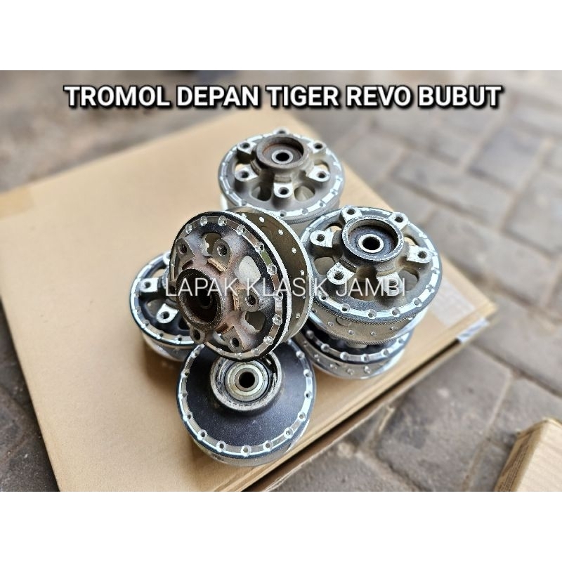 Tromol Depan TIGER REVO Bubut Original