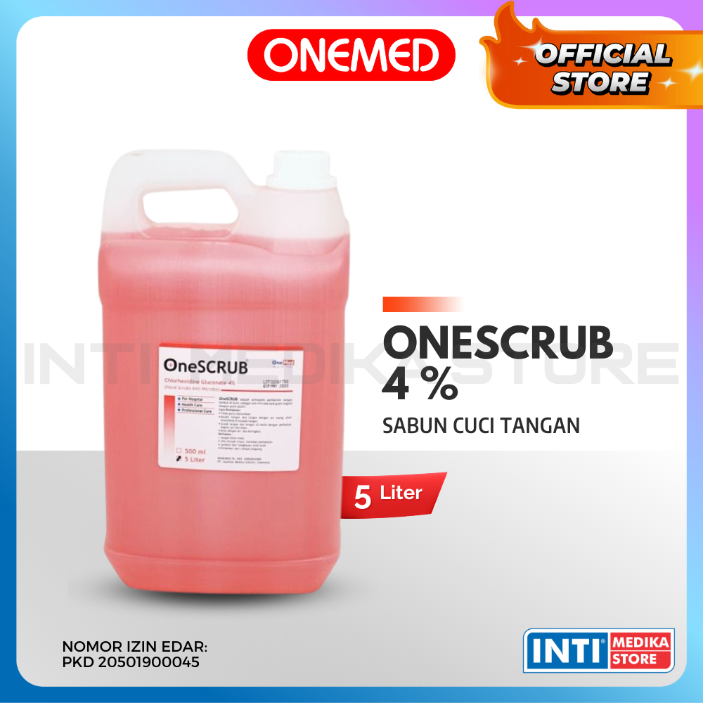 ONEMED - ONESCRUB 4% 5 Liter | Hand Scrub Refill | Sabun Cuci Tangan