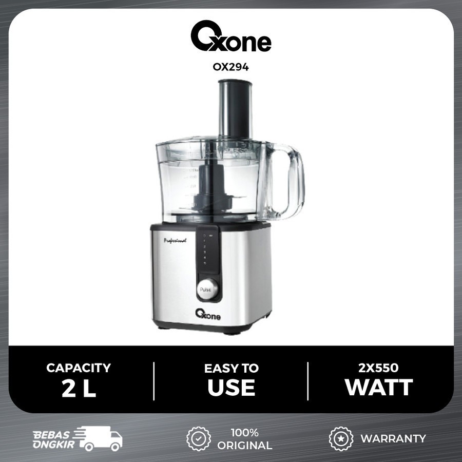 OXONE OX-294 Food Processor 2 Liter OX-294 Gilingan Daging dan Bumbu