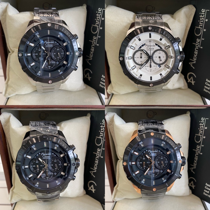 Jam Tangan Alexandre Christie Ac 6529 Original Pria