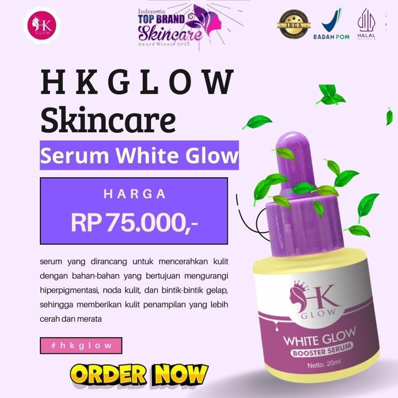 Serum Boster White Glow By HK Glow Skincare