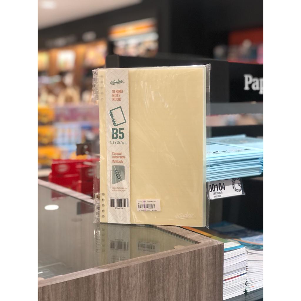 

Gramedia Banjarbaru - Estudee 10 Ring Notebook B5 Ivory