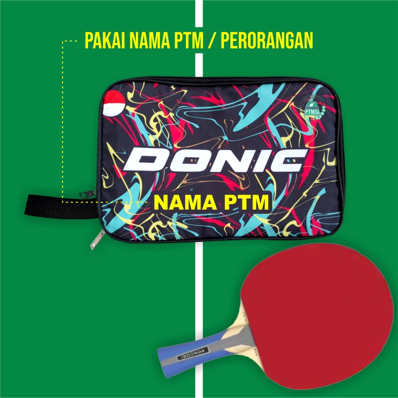 Tas Pingpong / Cover Bet Donic Premium Bisa Tambah Nama