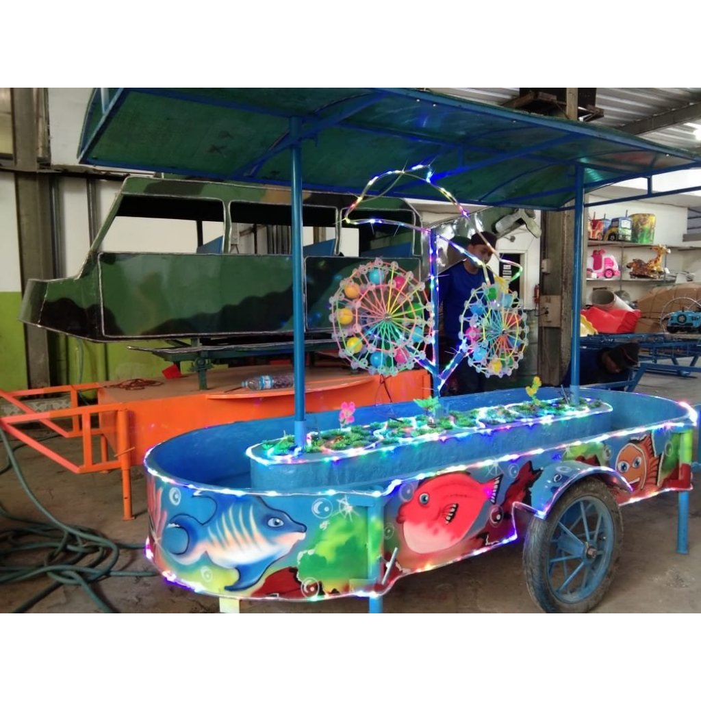 Wahana Pancingan Air Fiber Large