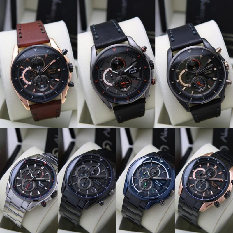 JAM TANGAN PRIA ALEXANDRE CHRISTIE AC 6662 MC / AC6662 / 6662 ORIGINAL CHRONOGRRAPH