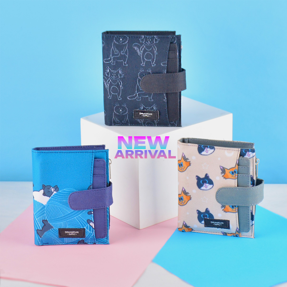 Robin Series - Dompet lipat wanita dompet pria cardholder donpet cewek koin simple Dinamican Supply