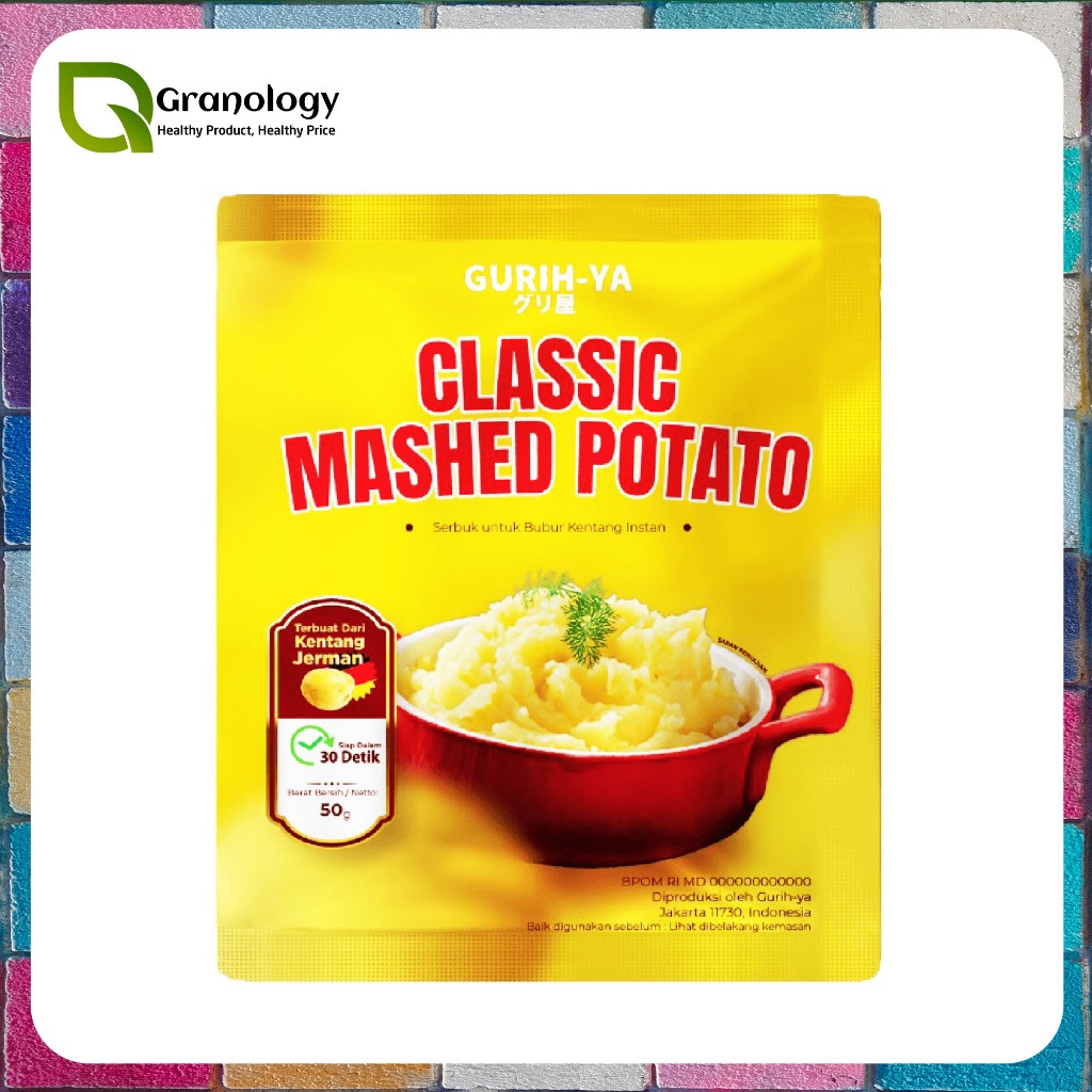 

Gurih-Ya Classic Mashed Potato (Bubur Kentang Instant) 50 gram