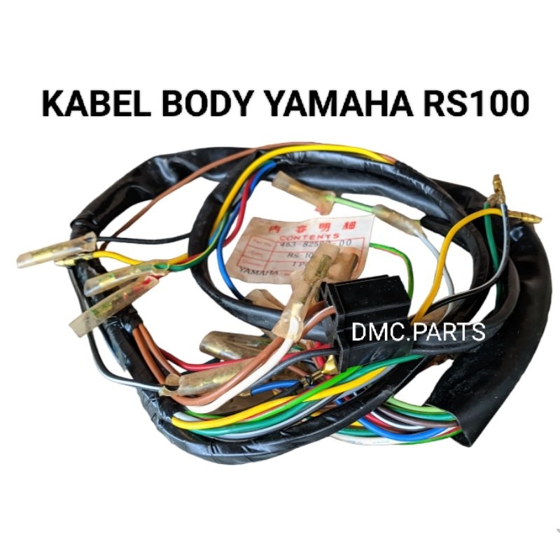 WIRE HARNESS / KABEL BODY YAMAHA RS100 RS 100 LS3 LS 3 (CONTENTS)