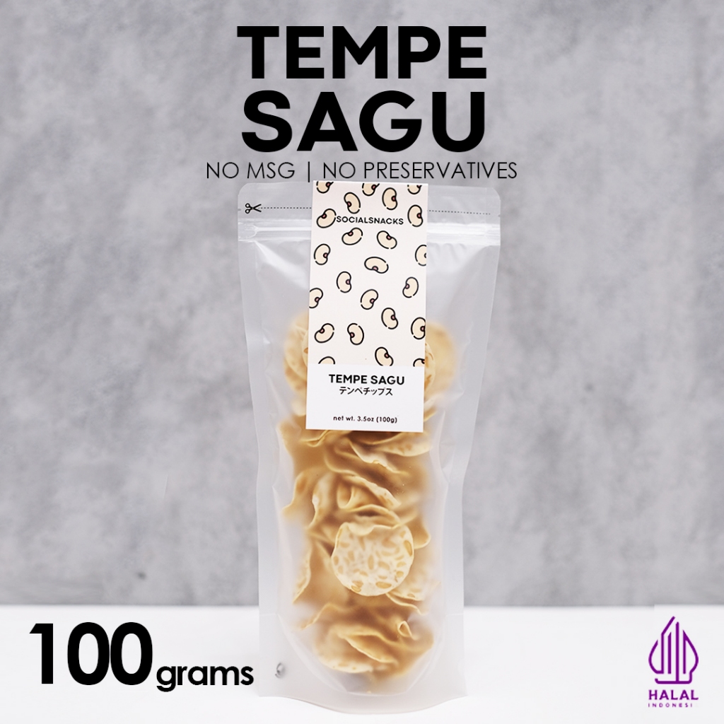 

Keripik Tempe Sagu - Soy Chips 100gr