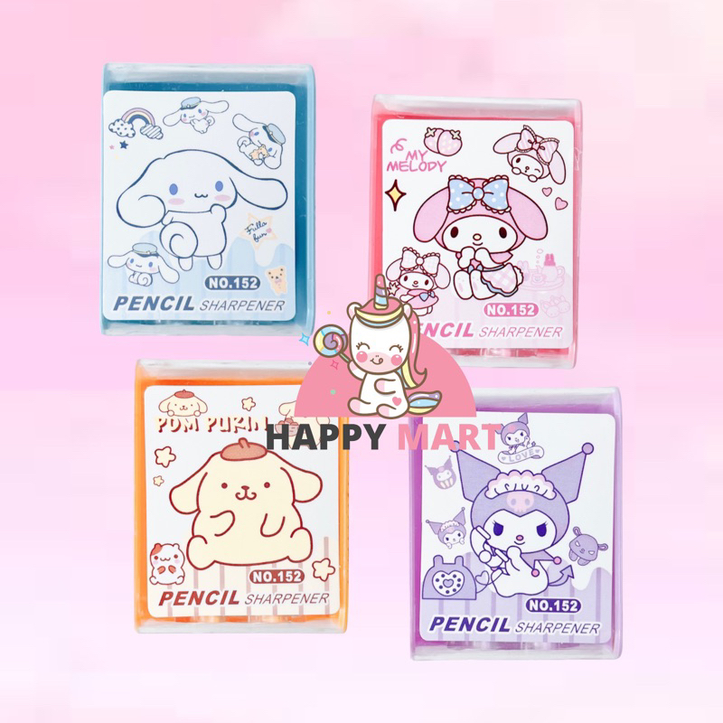 

serutan / rawutan Square motif sanrio kuromi / cinnamoroll / melody