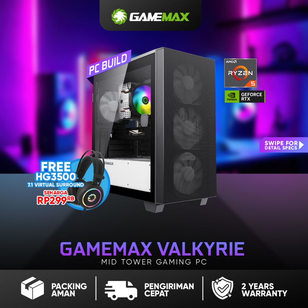 Komputer Rakitan GAMEMAX VALKYRIE