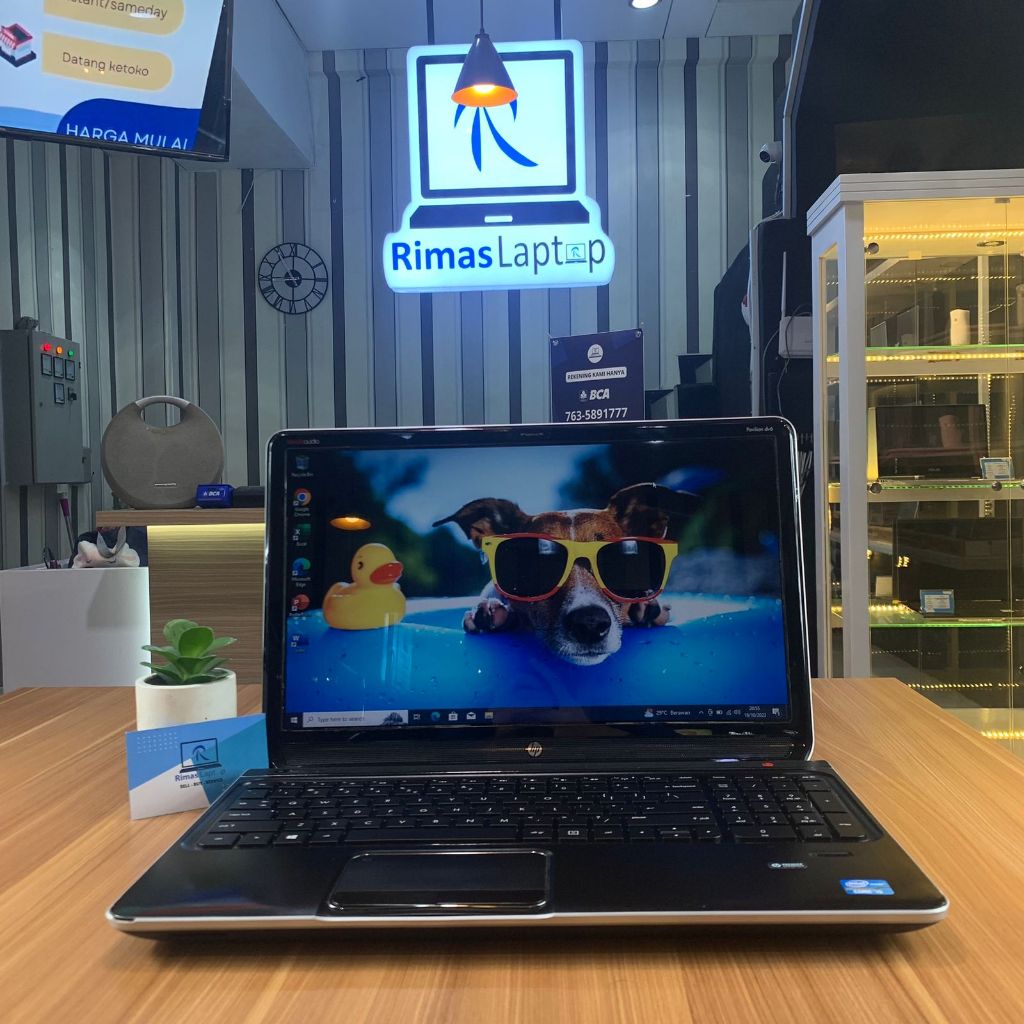 HP PAVILION INTELCORE I5 GEN3 RAM 8GB SSD 128GB+HDD 500GB BEKAS SECOND