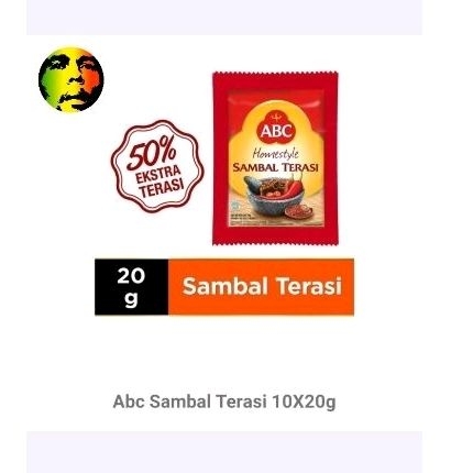 

Abc sambal terasi sachet isi 10