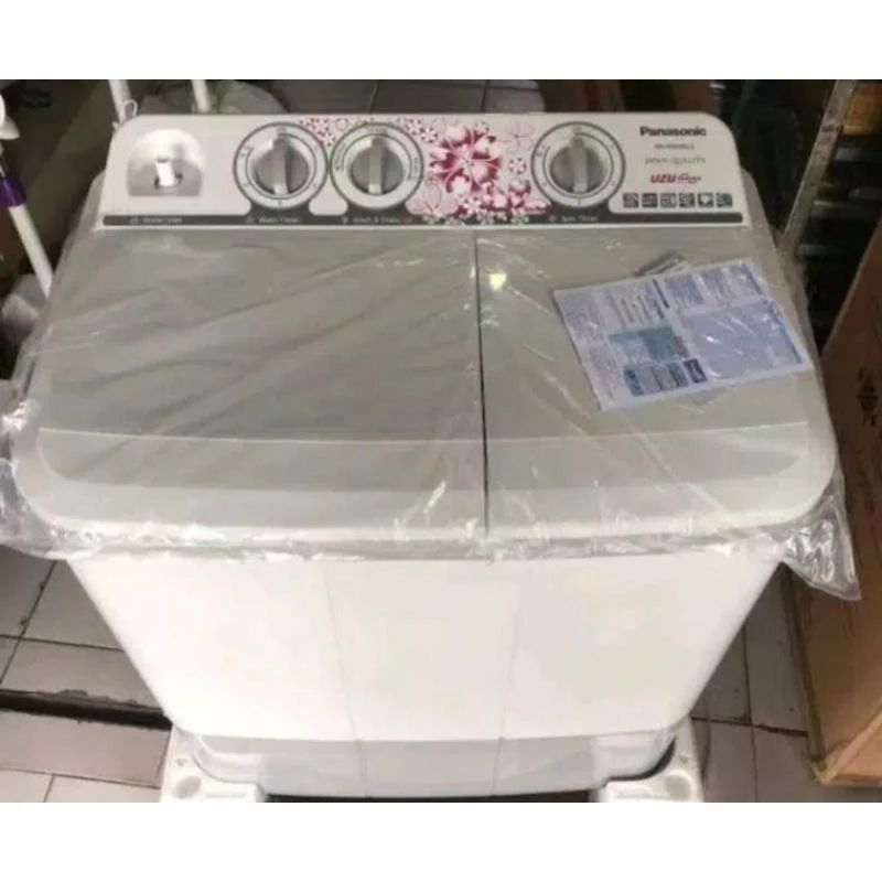 mesin cuci panasonic 2 tabung kapasitas 8 kg/ mesin cuci panasonic 86Bb