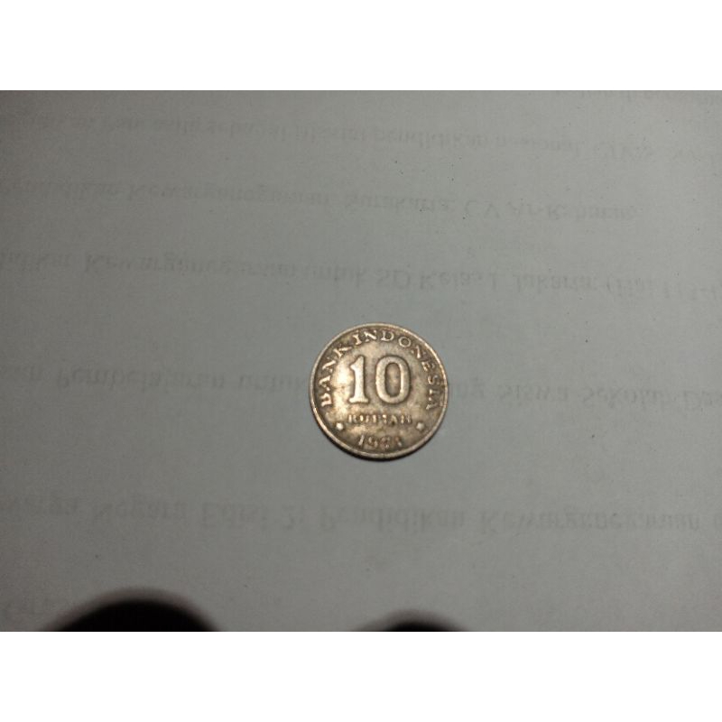 uang koin kuno 10 rupiah