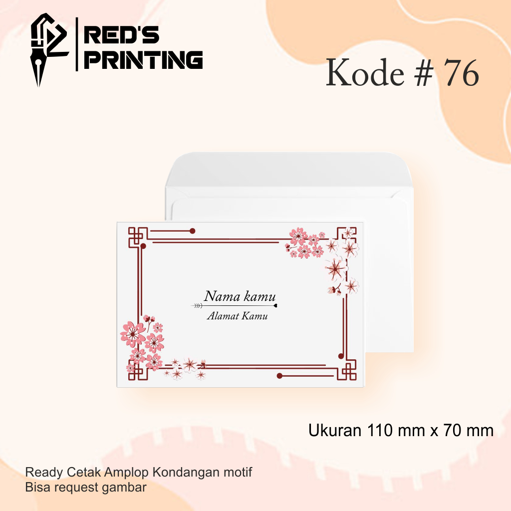 

Amplop Kondangan Aesthetic Kode # 76-80 Bisa Custom gambar sendiri