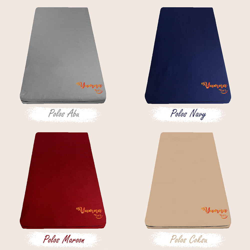 Sprei Resleting Polos 120x200 Sarung Kasur Resleting 120x200x15 - 120x200x20