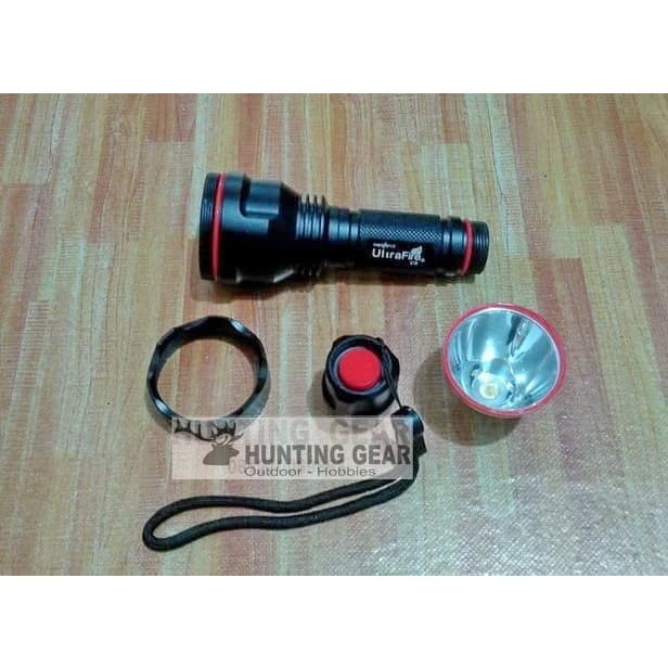 Senter hunting- sinar kuning -senter kuning- Senter cahaya kuning C8