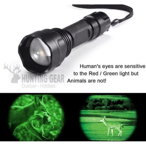 Senter Hunting-Senter Berburu-Senter Hijau-Senter sinar Hijau C8