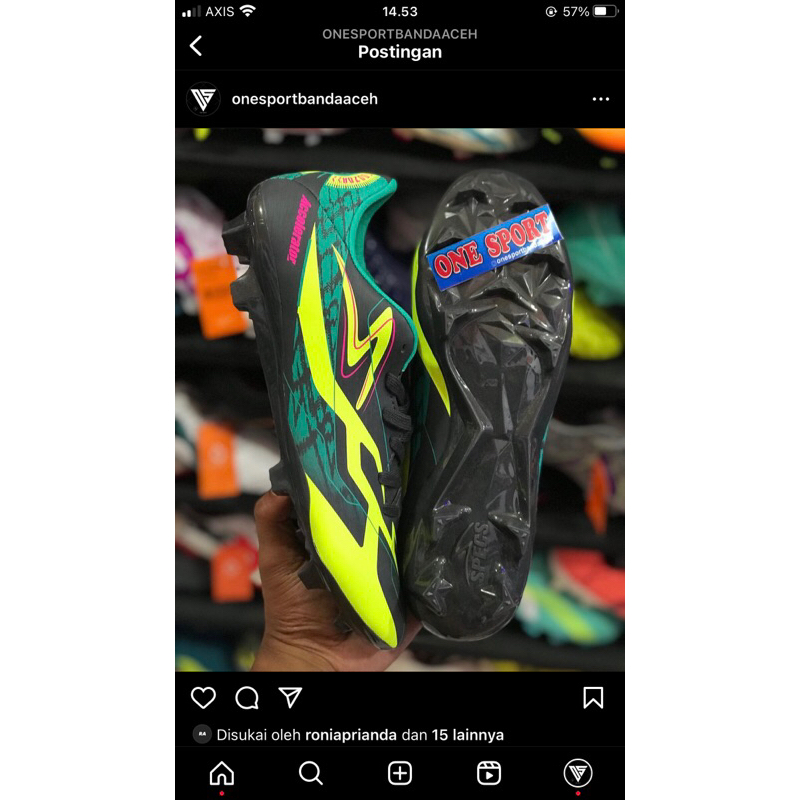 SEPATU BOLA SPECS HYPERSPEED