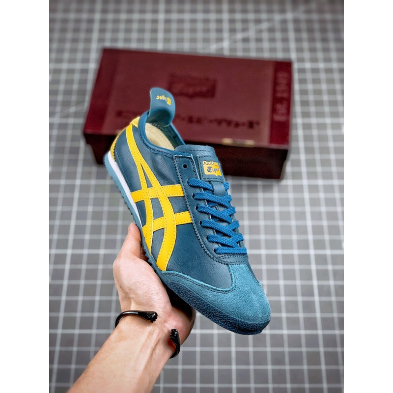 Sepatu Onitsuka Deluxe Blue Yellow
