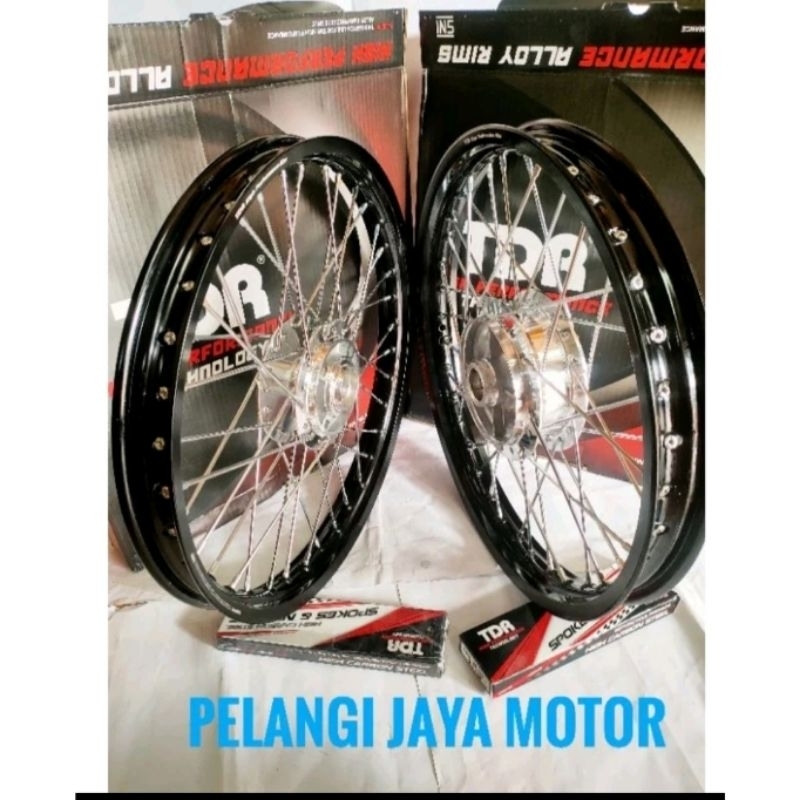 Velg TDR Racing Original Motor Vega R New / tromol set jari velg dan free stell jari jari tinggal pa