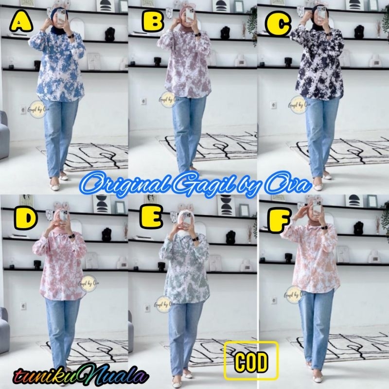 TUNIK CALISTA KATUN BORDIR PREMIUM GAGIL ORIGINAL by OVA