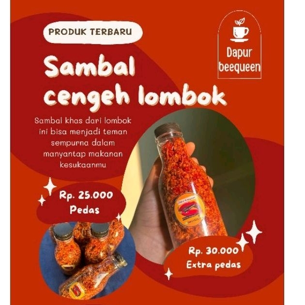 

Sambal Cengeh Extra pedas