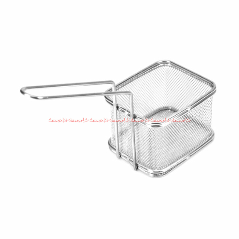 Krischef Filter Fried Saringan Gorengan Model Kotak 10cm Krisbow Peniris Gorengan