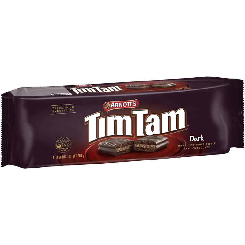 

Arnott's Tim Tam Chocolate Biscuits Dark 200g - Australia