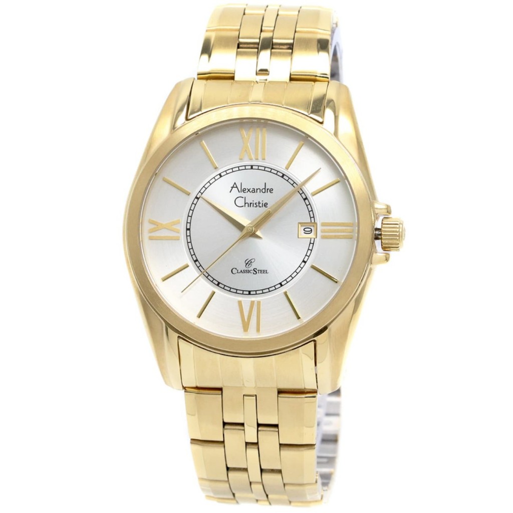 ALEXANDRE CHRISTIR 8427 MD GOLD PRIA ORIGINAL GARANSI 1TAHUN