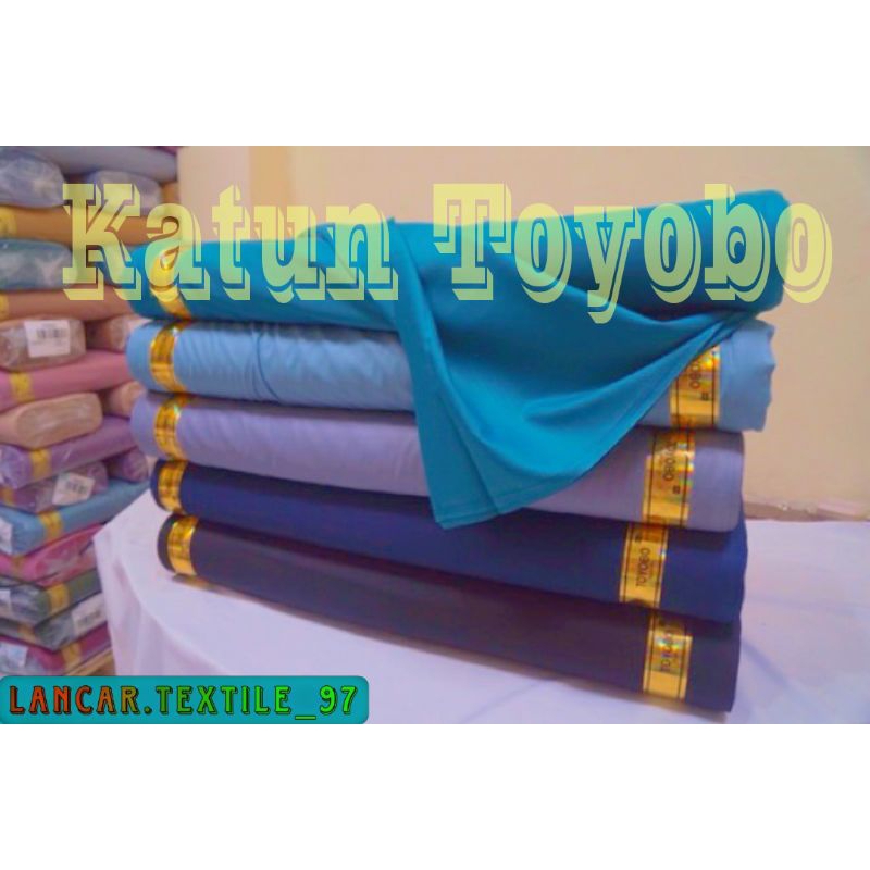 Kain katun Toyobo premium original/Toyobo polos/Toyobo import