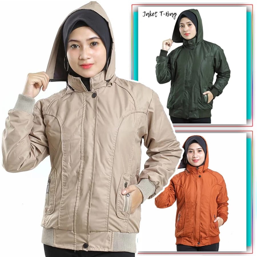 BLESSHER Jaket Harian Wanita Parasut Jaket kekinian wanita