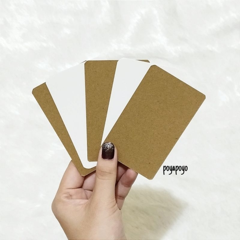 Kartu ucapan selamat polos Kartu kosong notepad greeting card polos kartu ucapan aesthetic