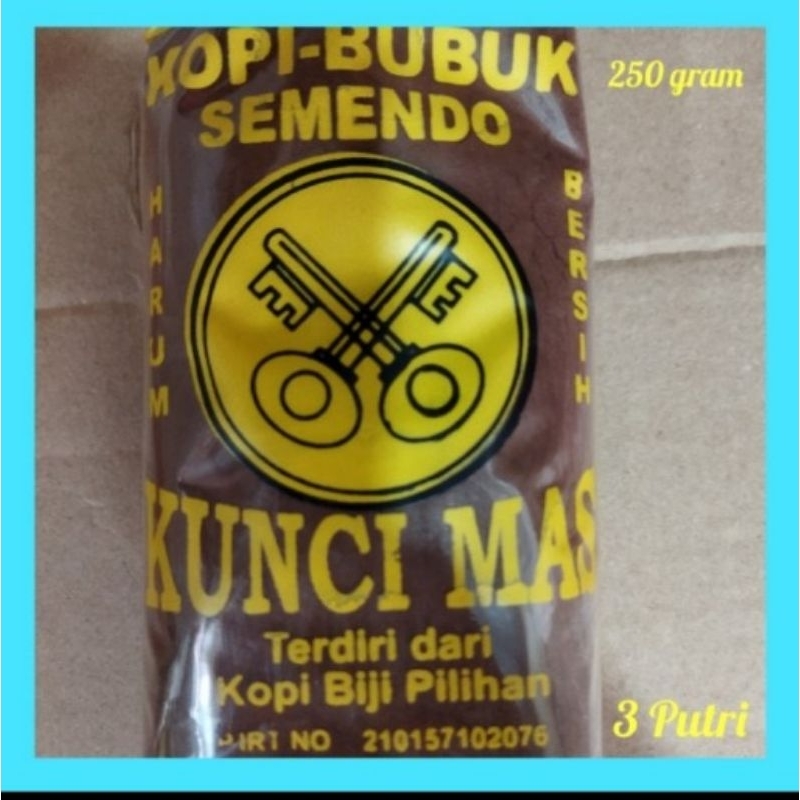 

Kopi Bubuk Asli Semendo Merek Kunci Mas