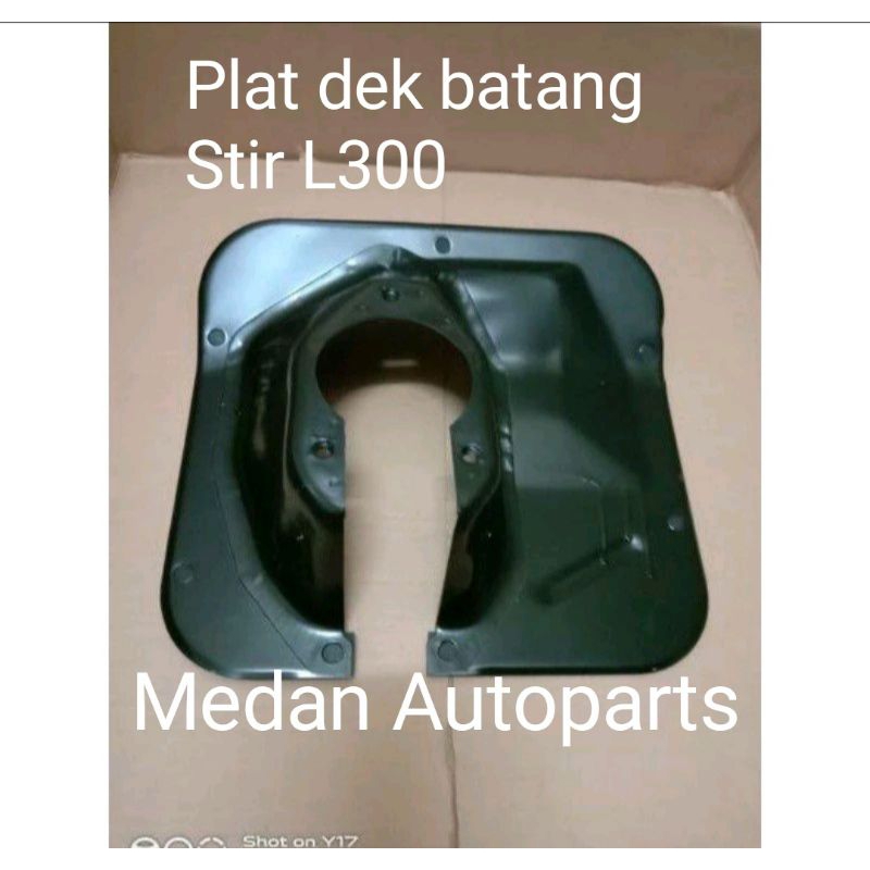 Plat dek lantai Mitsubishi L300, tutup batang stir, topi