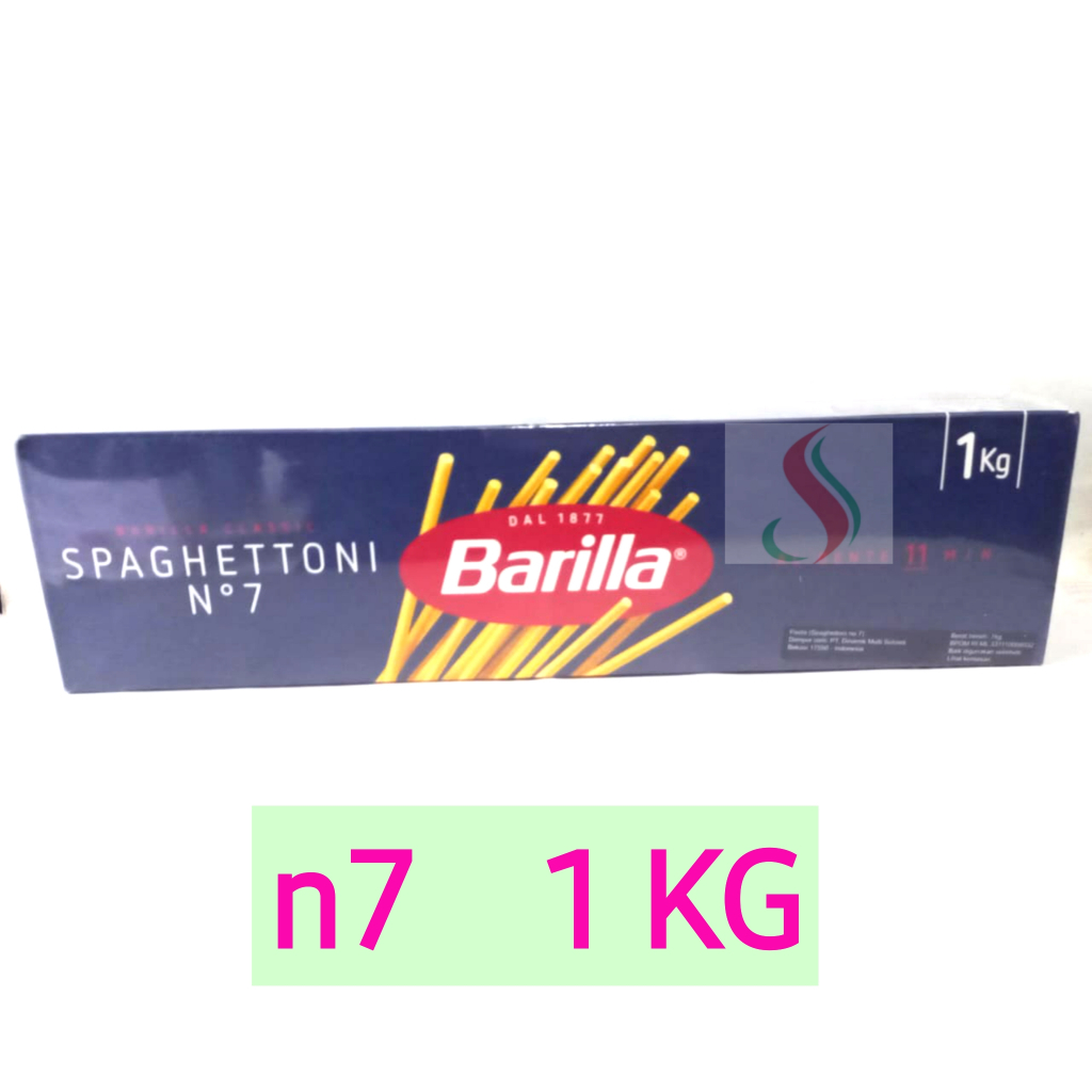 

Barilla Spaghetti N7 1kg .Barilla pasta spaghettoni no 7 1000gr