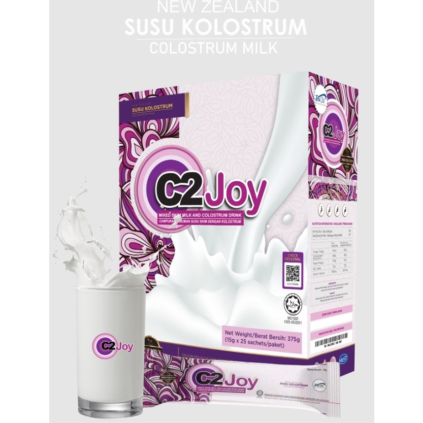 C2JOY SUSU KOLOSTRUM C2 JOY TERAPI STROKE TBC SUSU ALERGI