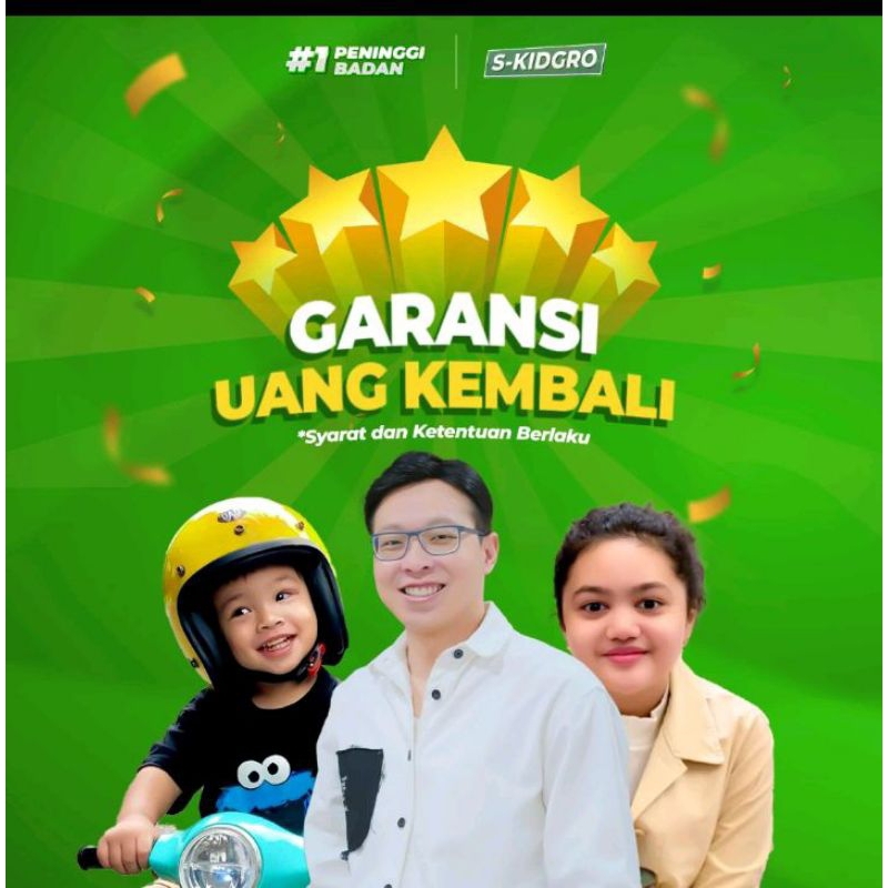 

S-KIDROW Peninggi Badan Terbaik Untuk Anak - 1 BOX