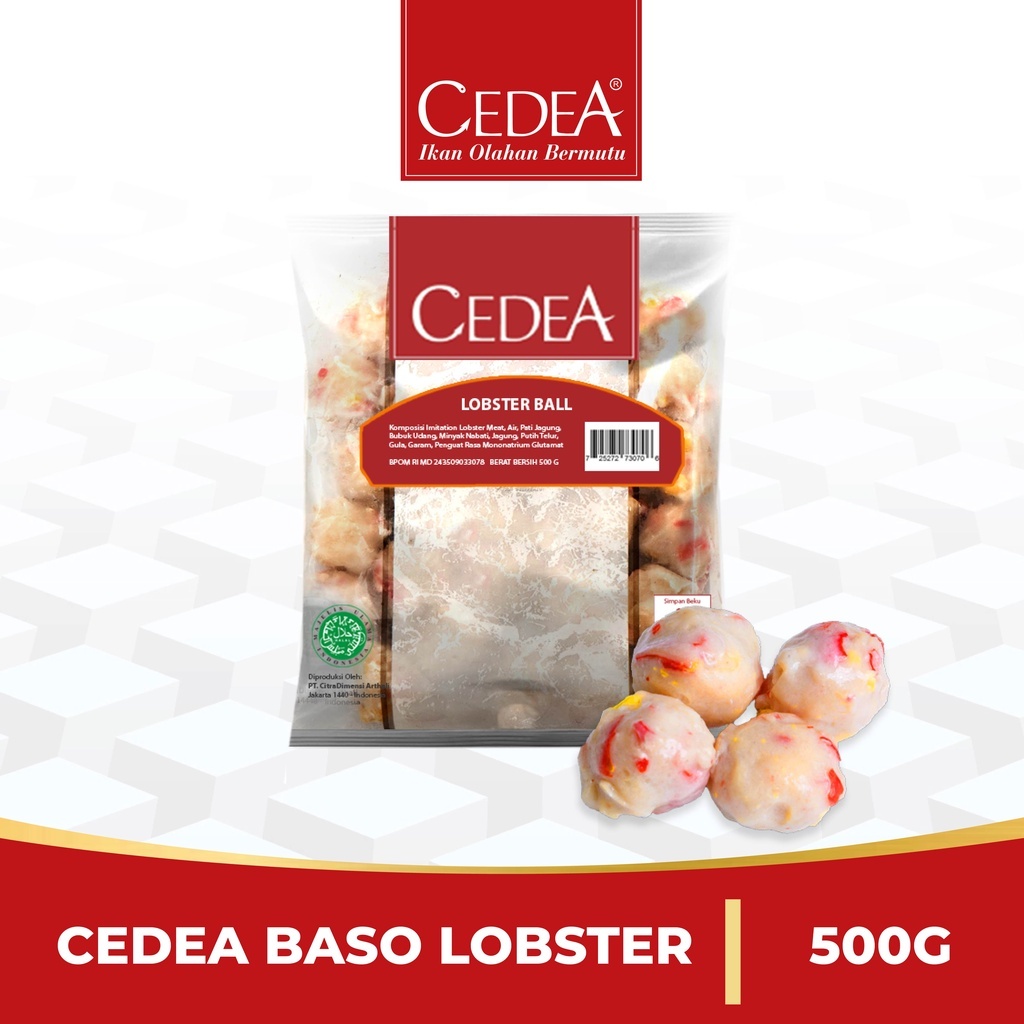 

CEDEA BASO LOBSTER BALL 500 GRAM