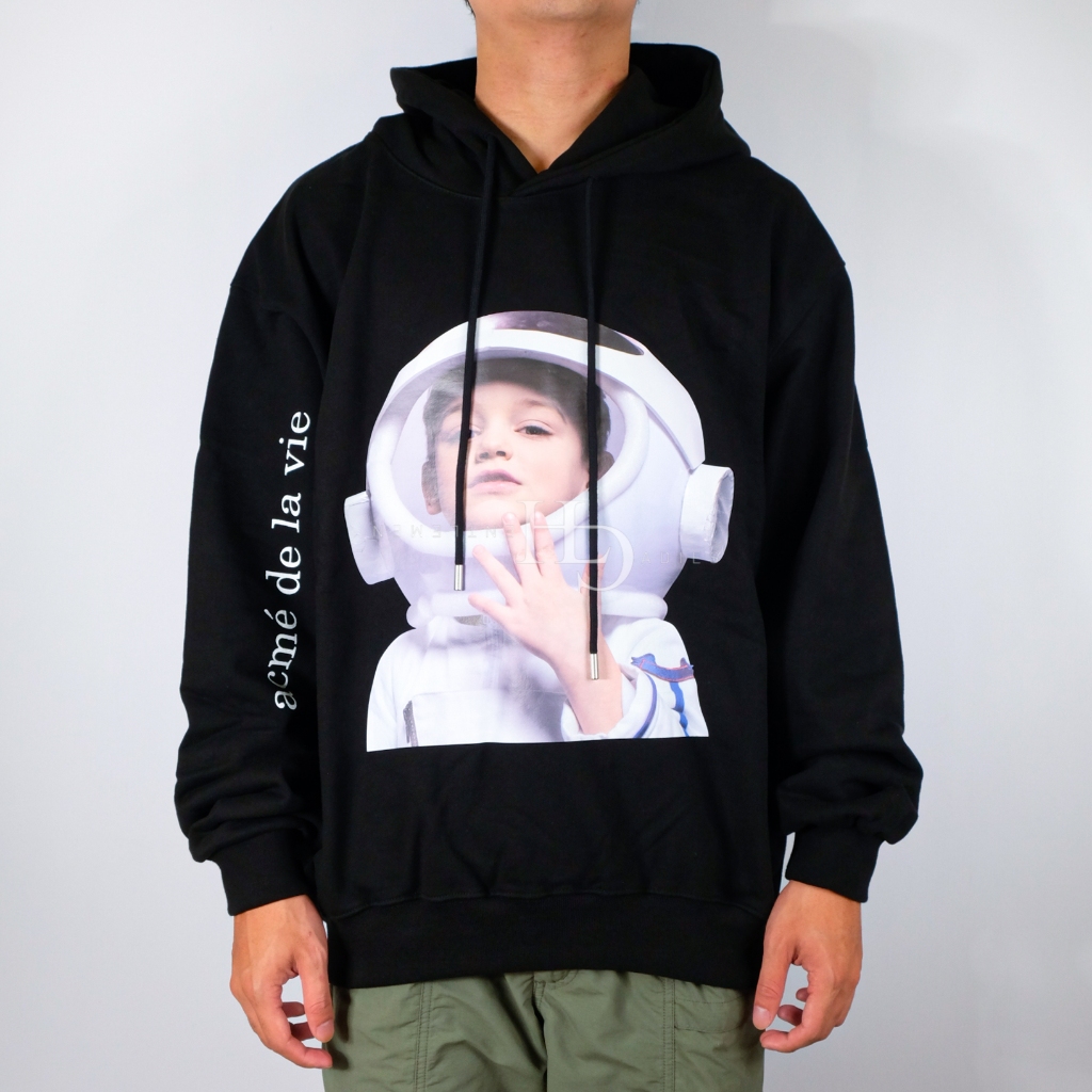 ADLV Baby Face Astronaut Hoodie Black