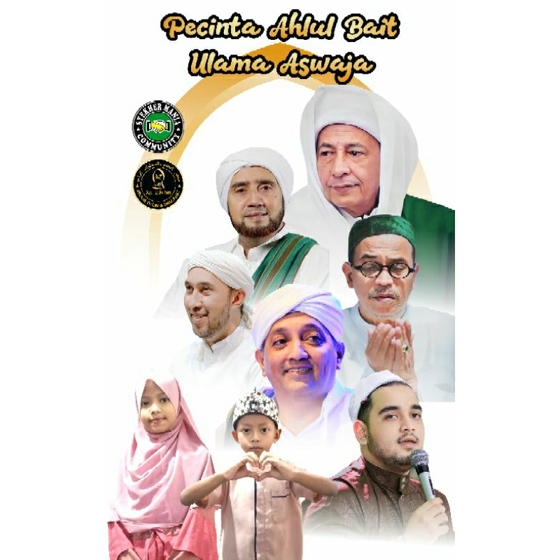 BENDERA SEPANDUK SHOLAWAT FULL PRINT BISA REQUES GAMBAR SENDIRI PECINTA DZURIYAH NABI SYEKHERMANIA Z