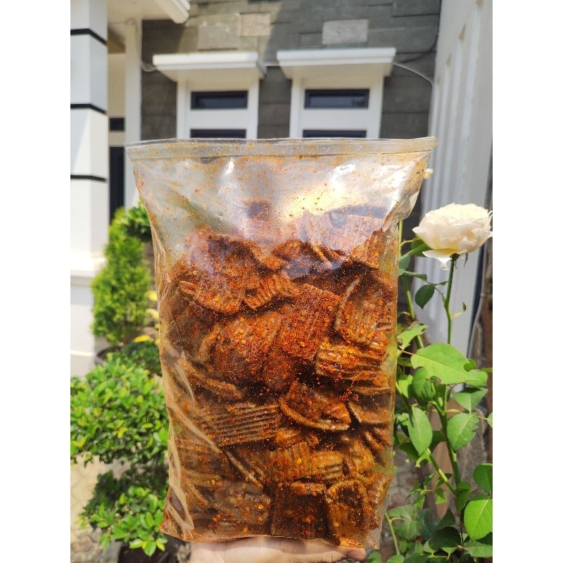 

kerupuk jengkol pedas daun jeruk isi 1 kg